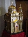 A metal model of the church